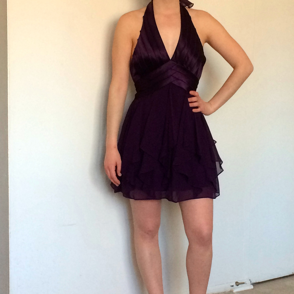 BCBG Maxazria Women's Purple Cocktail Dress